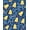 Blue, Pattern 4, variant on ODIKA 4'x6' Machine Washable Non-Slip Area Rug, North Pole Magical Wonderland Frosty Crystal Decorative High Traffic Rug, Blue, 629821