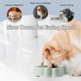 thumbnail image 3 of Cuenco para perros de alimentación lenta para mascotas, prevención de asfixia, diseño saludable MFZFUKR BST3010102-3, 3 of 6