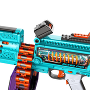 Adventure Force Tactical Strike Boxer Pro Ultimate Pro Flywheel Full-Auto Motorized Belt Blaster, Shoots Up to 150 FT, 55-Piece Pro Blaster Set up to 6 Rounds per Second, 14+