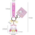 thumbnail image 3 of Porte-clés pour Femmes Star-Moon Rabbit Porte-Clés Démon Rabbit Charme Accessoire Cadeau pour Amoureux, 3 of 5