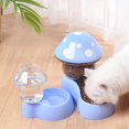 thumbnail image 4 of Dispensador de agua y comida for gatos 2 en 1, alimentador automático con forma de seta for mascotas pequeñas y medianas, 4 of 6