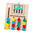 thumbnail image 2 of HILABEE Color Matching Slide Puzzle Toy Brain Teasers Game Activities Color Sorting Play 4 Color, 2 of 9