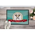 thumbnail image 2 of Caroline's Treasures BB1571MAT Jack Russell Terrier Merry Christmas Door Mat, Indoor Rug or Outdoor Welcome Mat 18x27, 2 of 4