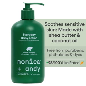 Monica + Andy Everyday Baby Lotion, Lavender & Chamomile