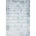 thumbnail image 2 of Unique Loom 3134064 4 x 6 ft. Casino Sofia Rectangular Rug, Light Blue, 2 of 2
