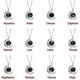 thumbnail image 4 of Collar de luna de 12 constelaciones Collar de astrología Collar con colgante de cuentas de vidrio de galaxia y luna creciente, collar de joyería de plata de ley, joyería ideal, 4 of 5