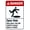 Warning Sign 3, variant on Open Pit Stay Clear Sign 8"x12" - Construction Security Metal for Business Home Outdoor Indoor Road Yard Garage Street Wall