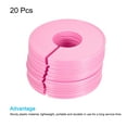 thumbnail image 3 of Unique Bargains Round Blank Wardrobe Size Separators Clothes Divider, Pink 20 Pack, 3 of 5