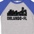 thumbnail image 4 of Inktastic Orlando Skyline with Grunge Boys or Girls Toddler T-Shirt, 4 of 5