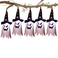 thumbnail image 1 of Luces LED de Halloween, lámpara fantasma colgante de calabaza, lámpara de sombrero de mago brillante para fiesta de Halloween, decoración de bar en casa, 1 of 11