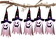 thumbnail image 3 of Lámpara fantasma colgante de calabaza, luces LED de Halloween Luces LED de calabaza de Halloween Lámpara de sombrero de mago de Halloween Rendimiento inigualable, 3 of 7