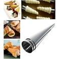 thumbnail image 2 of LQQBOX 10 Pcs Cream Horn Forms 4.88-inch, Non-stick Cream Horns Pastry Mould Croissant Baking Forms for Baking Croissants Bead, Chocolate Croissant, Brioche Rolls, Ice Cream Cone Party Dessert, 2 of 7