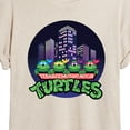 thumbnail image 3 of Teenage Mutant Ninja Turtles - City Scape With Turtles  - Women's Oversized T-Shirt, 3 of 5