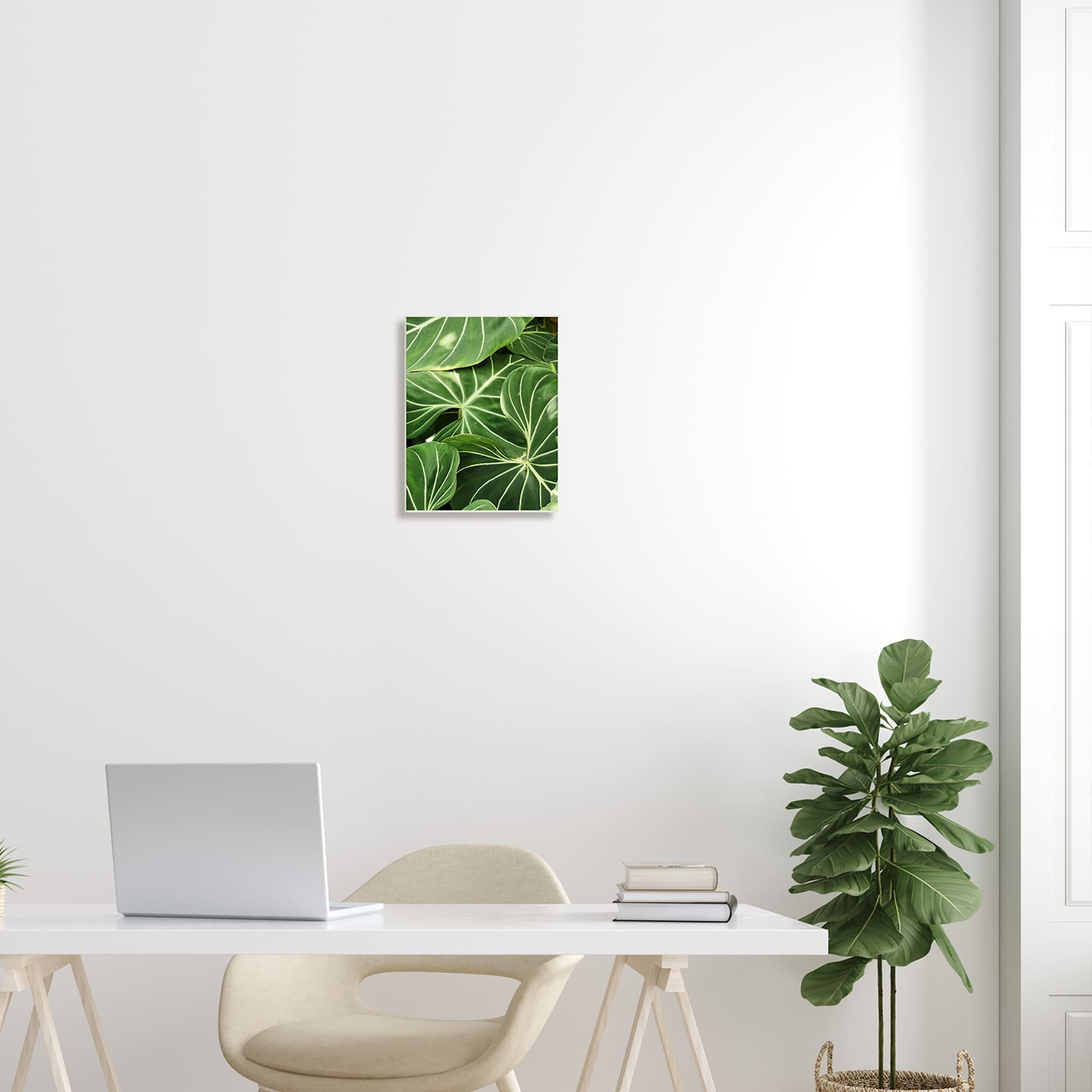 Stupell Industries Lush Green Leaves Vegetation Tropical Plant Photography Photograph Unframed Art Print Wall Art, Design by Gail Peck