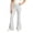AIJ35-Light Gray, variant on VV AVEORS Girls Flare Pants Bootcut Fleece Bell Bottoms Soft Comfort Pull On Waist Back To School Pants Casual Everyday Wear Orange 140