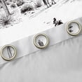 thumbnail image 4 of jejeloiu Western Cowboy Tribal Black Out Curtains,Rustic Farmhouse Cabin Curtains Pack of 2 (42x63 Each),White Gray Bedroom Curtains For Boys Teens,Luxury Bedroom Decor, 4 of 6