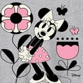 thumbnail image 3 of Disney - Minnie Mouse with Flowers & Butterflies - Men's Long Sleeve T-Shirt, 3 of 5