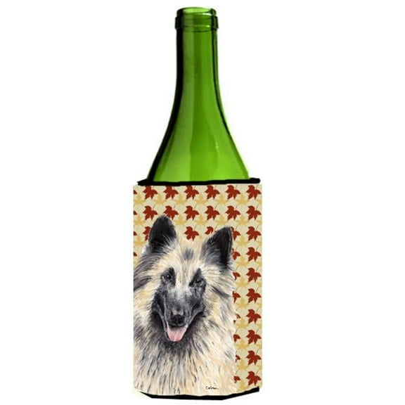 Belgian Tervuren Fall Leaves Portrait Wine bottle sleeve Hugger