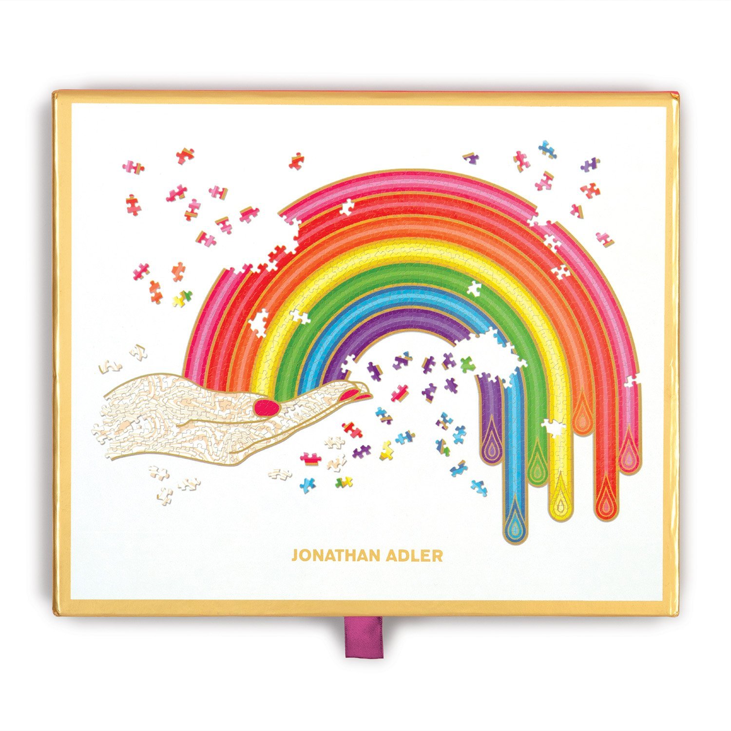 Jonathan Adler Rainbow Hand 750 Piece Shaped Puzzle (Other) - image 4 of 4