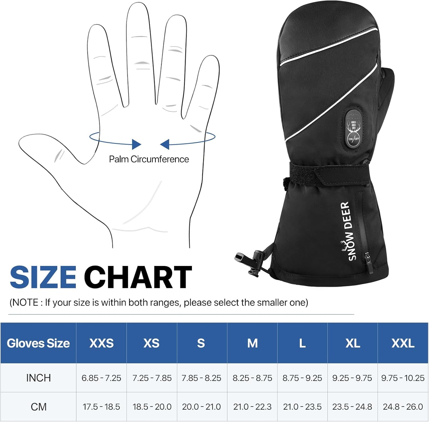 Snow deer Unisex Heated Gloves 7.4V 2200mAh Electric Rechargeable Winter Warm Glove Liners for Arthritis Raynaud Thin Gloves Riding Ski Snowboarding Hiking Cycling Hand Warmers