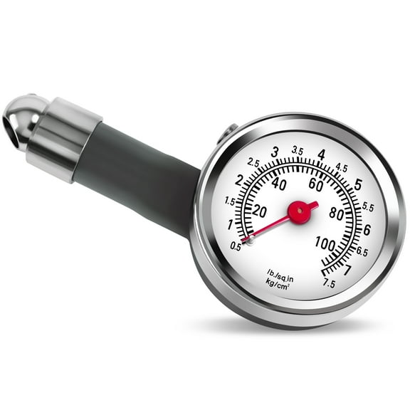 Tire Pressure Gauge for Cars (0-100 Psi), Mechanical Tire Gauges for Tire Pressure, Tire Pressure Gauge Heavy Duty, Tire Air Gauge for Motorcycles, Trucks, Bicycles