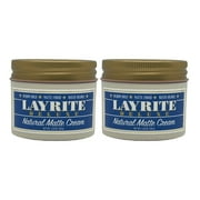 Layrite Natural Matte Cream 4.25 Oz (Pack of 2)