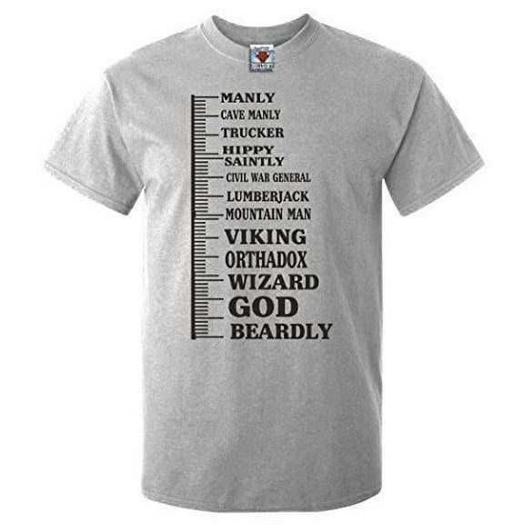 Men's Beard Scale Graphic T-Shirt | Funny Beard Lover's Tee