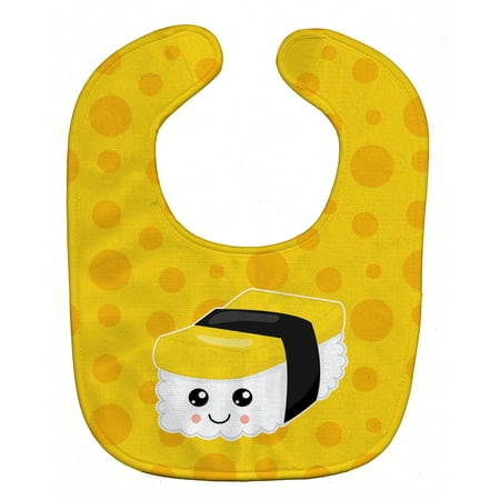 

Caroline s Treasures Baby Bib Sushi Sashimi Yellow