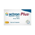 thumbnail image 2 of Actron Plus Ibuprofeno 400 mg , Cafeína 100 mg 10 capsulas, 2 of 4