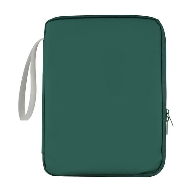Funda para tablet de 10,9 pulgadas, organizador multifuncional con cordón, múltiples bolsillos, resistente al agua y a los golpes, ideal para la oficina, viajes y desplazamientos diarios.