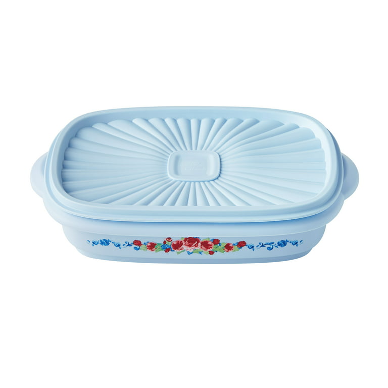 The Pioneer Woman Kitchen | Pioneer Woman 4 Cup Rectangle Food Storage | Color: Blue | Size: Os | Leathercraft's Closet