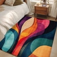 thumbnail image 4 of 3'x5' Area Rugs, Vintage Geometric Indoor Outdoor Area Rug for Living Room Bedroom, Modern Minimalist Abstract Art Washable Bathroom Rugs Kitchen Floor Carpet Mats Home Decor Aesthetic, 4 of 8