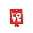 thumbnail image 2 of Hogar y jardín, oficina y papelería, sobre rojo extraíble para el día de San Valentín, regalo de cumpleaños para un amigo, con 10 ranuras para tarjetas, mil yuanes, sobre rojo., 2 of 9