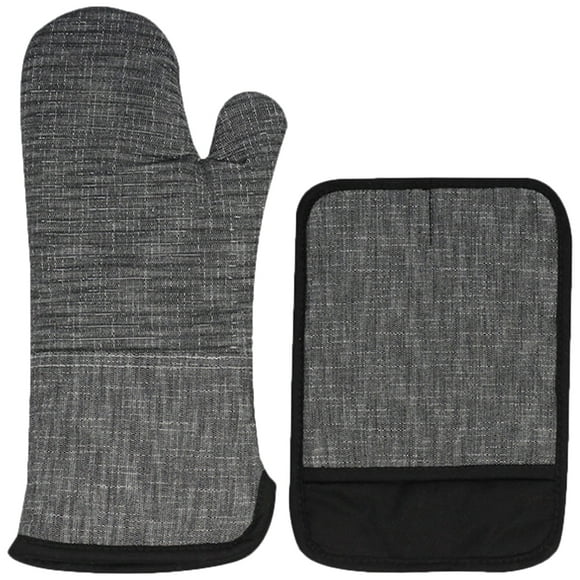 1 Set Heat Resistant Glove Placemat Home Mitten Tablemat Kitchen Oven Mat
