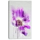 Belle Aquarelle Rose Violet - Imprimé Floral Toile Art – image 2 sur 3