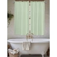 thumbnail image 7 of Bedroom Curtains 63 Inches length, Sage Green Striped Window Treatment Curtain Drapes, Modern Simple Farmhouse Beige Rod Pocket Curtain Panels for Living Room Kitchen, 42"x63", 2 Panels, 7 of 7