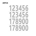 thumbnail image 4 of Youkk 20pack/lot Strong Adhesive Number Label Sticker Wide Applications And Durable Strong And Durable Silver, 4 of 6
