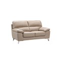 thumbnail image 1 of Siège d'Appoint en Cuir Beige de 37 Po, 1 of 1