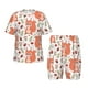 thumbnail image 1 of Fotbe Squirrel And Pijama Estampada de 2 Piezas para Niños – Ropa de Dormir de Manga Corta Cómoda para Niños y Niñas, Camiseta y Shorts de Algodón-Small, 1 of 6