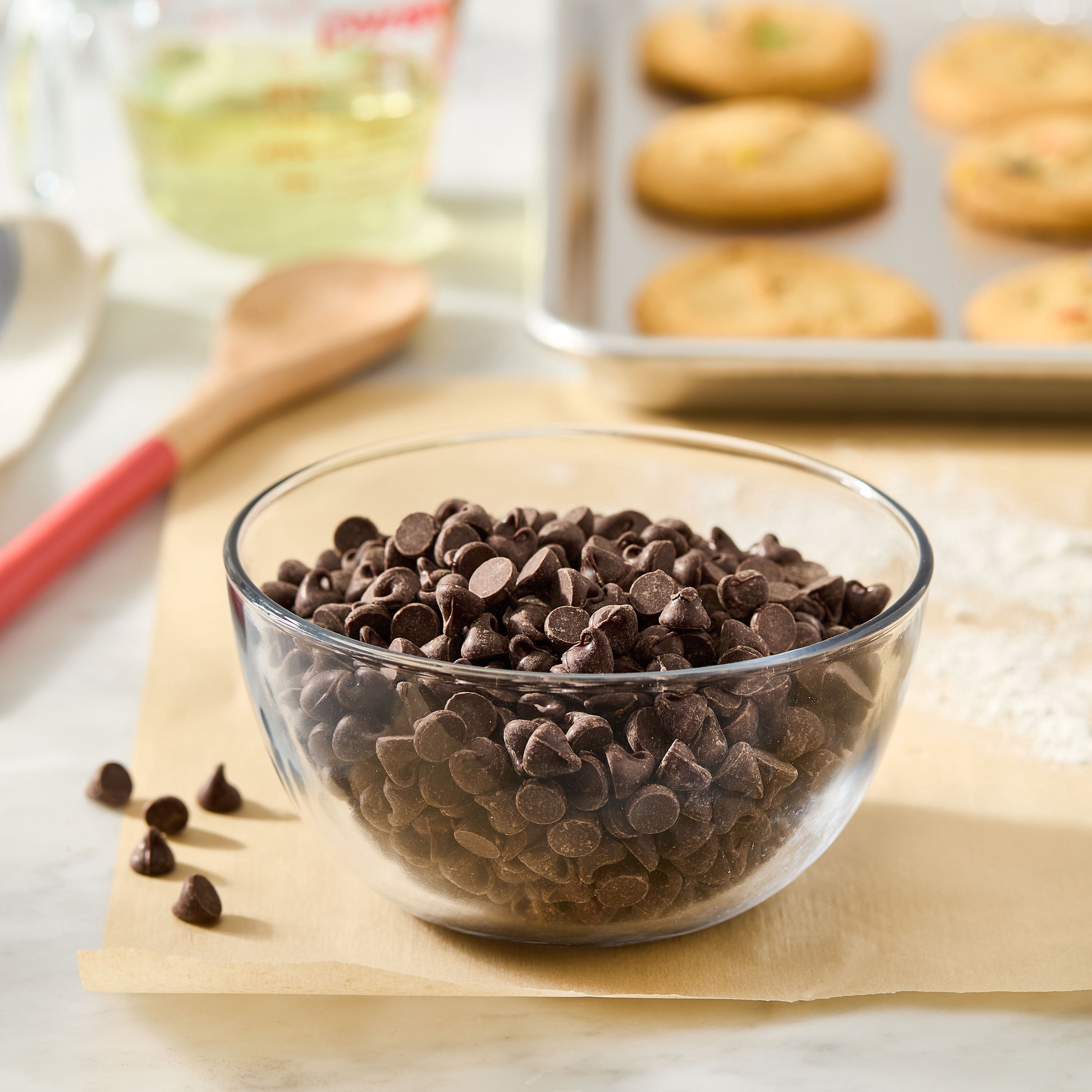 (3 pack) Great Value Semi-Sweet Chocolate Chips, 24 oz Bag