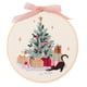 thumbnail image 3 of Kit de bordado navideño, juego de manualidades de costura hecho a mano que incluye hilos, bastidor con Arbol de navidad, 3 of 9