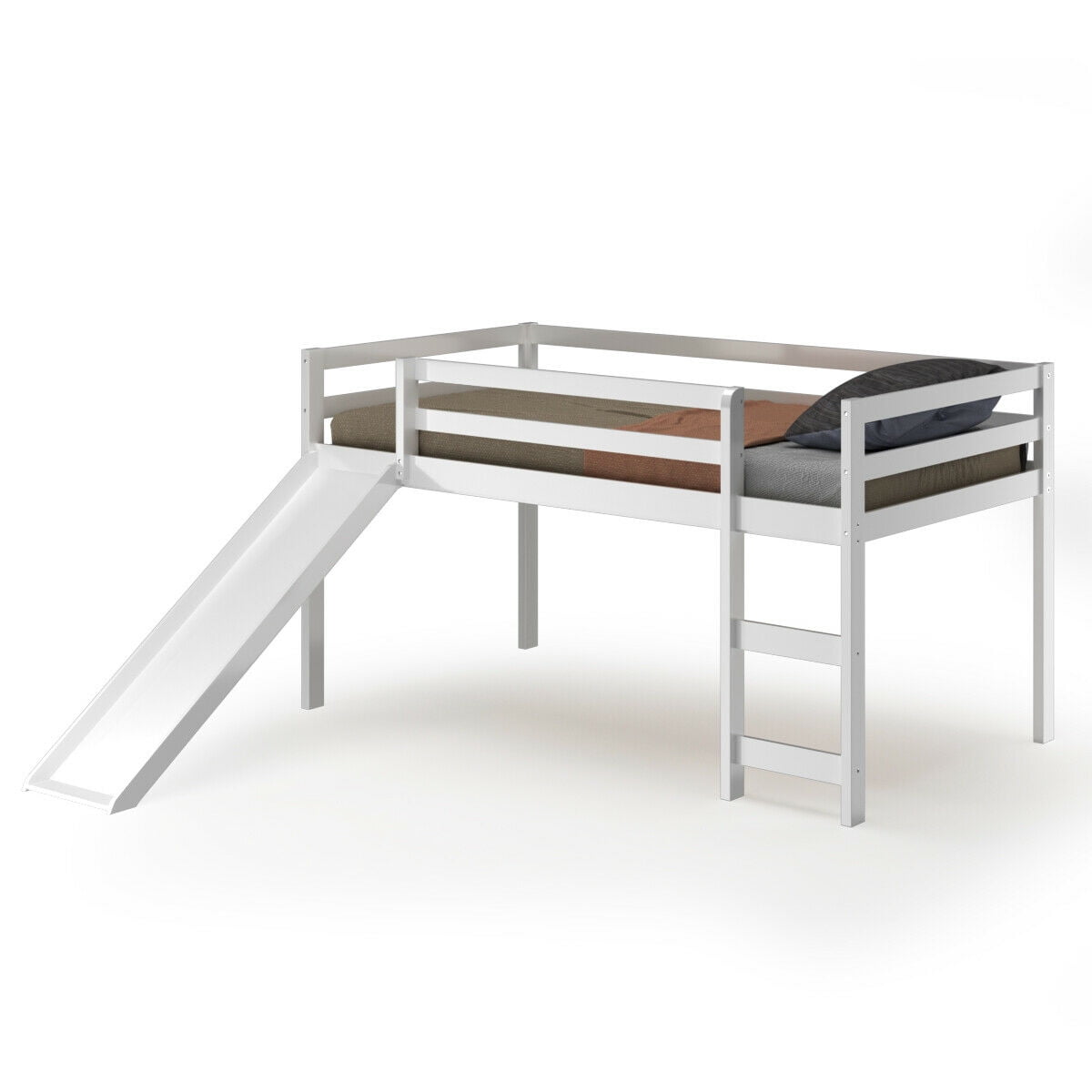 Twin size bed with slide discount