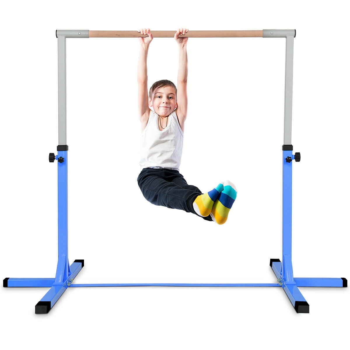 Training Bar Junior Gymnastics Bar Folding Mat Horizontal Adjustable Sports 