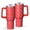 Red-2, variant on Christmas 40oz Tumbler– Stainless Steel Insulated Tumbler with Handle and Straw, Large Capacity Travel Cup for Hot & Cold Drinks