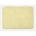 thumbnail image 1 of Polka Dots Bath Mat, Nostalgic Pastel Polka Dots in Never Ending Path Vintage Old-Fashion Artwork, Non-Slip Plush Mat Bathroom Kitchen Laundry Room Decor, 29.5 X 17.5 Inches, Yellow White, Ambesonne, 1 of 2