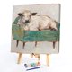 thumbnail image 2 of 20X20cm Patrón de vacas Cuadro sin marco Pintura al óleo por números Kits de cuadros pintados FLhrweasw Nuevo, 2 of 9