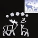 thumbnail image 5 of Galletas De Navidad, Árbol De Navidad, Papá Noel, Copo De Nieve, Muñeco De Nieve, Formas De Reno, Molde Para Hornear, Bandeja Para Dulces, Pudín, Jalea, Pastel, Jabón Yuarrent HA042329-02, 5 of 6