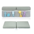 thumbnail image 1 of Almohadilla de baño para bebés PandaEar Comfort para rodillas y codos, color gris, 1 of 7