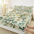thumbnail image 3 of Castle Fairy Chic Floral Flowers Twin Sheet Sets 3pcs for Female Men Women,Flying Butterfly Twin Fitted Sheet Microfiber,Retro Vintage Aesthetic Breathable Flat Sheet,Ultra Soft Home Decor, 3 of 7
