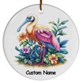 thumbnail image 2 of Roseate Spoonbill Ornament, Bird Ornament with Roseate Spoonbill Design, Ornament for Animal Lovers, Gift for Women, Men, Boys, Girls, Gift for Birthdays & Christmas, Christmas Ornament 2025, 2 of 5